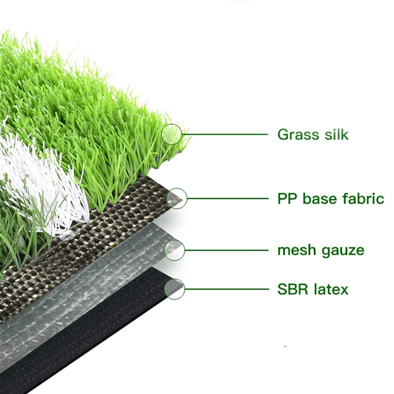 Durable Artificial Turf For Football Fields High-Density UV-Resistant Ideal For Training Grounds Matches