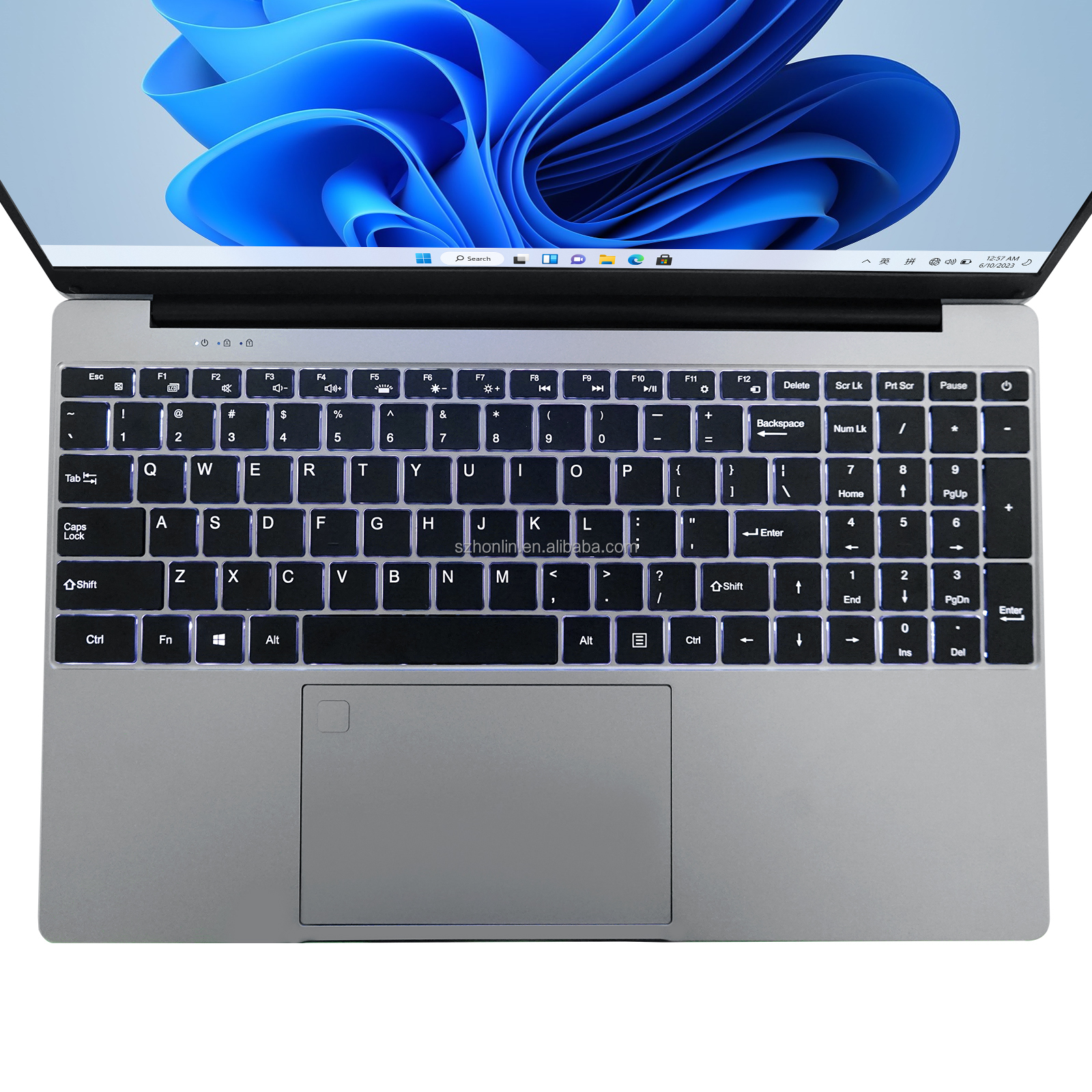 Intel N95 15.6 Inch Portable Gaming Business Laptop 8/16/32 RAM 128/256 SSD Windows 10 Integrated Card 4000mah Battery