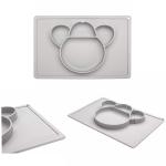 Rectangle Silicone Baby Products Silicon Plates For Babies Infant Placemat