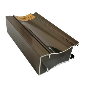 Quality High Glossy Machined Champagne Anodized Aluminium Extrusion Profiles wholesale