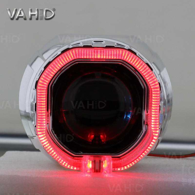 CH29S 2.5inch Square Crystal angel eye Bixenon Car hid xenon projector kit