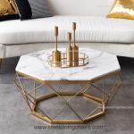 Diamond 40cm 89cm Tempered Glass Stainless Steel Coffee Table