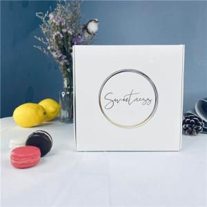 China White Store Dessert CMYK Printing Cake Cardboard Boxes on sale