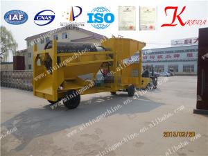 Quality Gold Washer Machine 10-75 Tph Rotary Trommel Screen Mineral Separation Machine wholesale