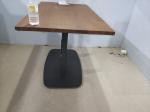 Professional Square Dining Table Legs Sandy Texture Metal Table base Custom Made