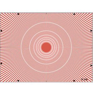 Quality NTSC 800W Crosstalk Degree Test Chart Sineimage YE0216 wholesale