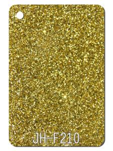 Quality 1220x2440mm Gold Glitter Acrylic Sheets House Wall Light Box Decor Eco Friendly wholesale
