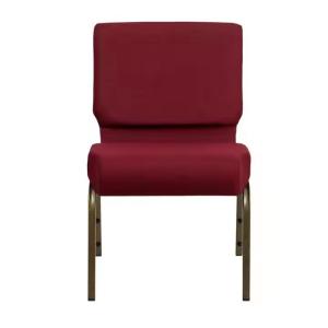 Quality Interlocking Red Church Chairs Fabric Stackable Worship Chairs wholesale