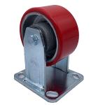 4 Inch Polyurethane Tread Cast Iron Rigid Caster