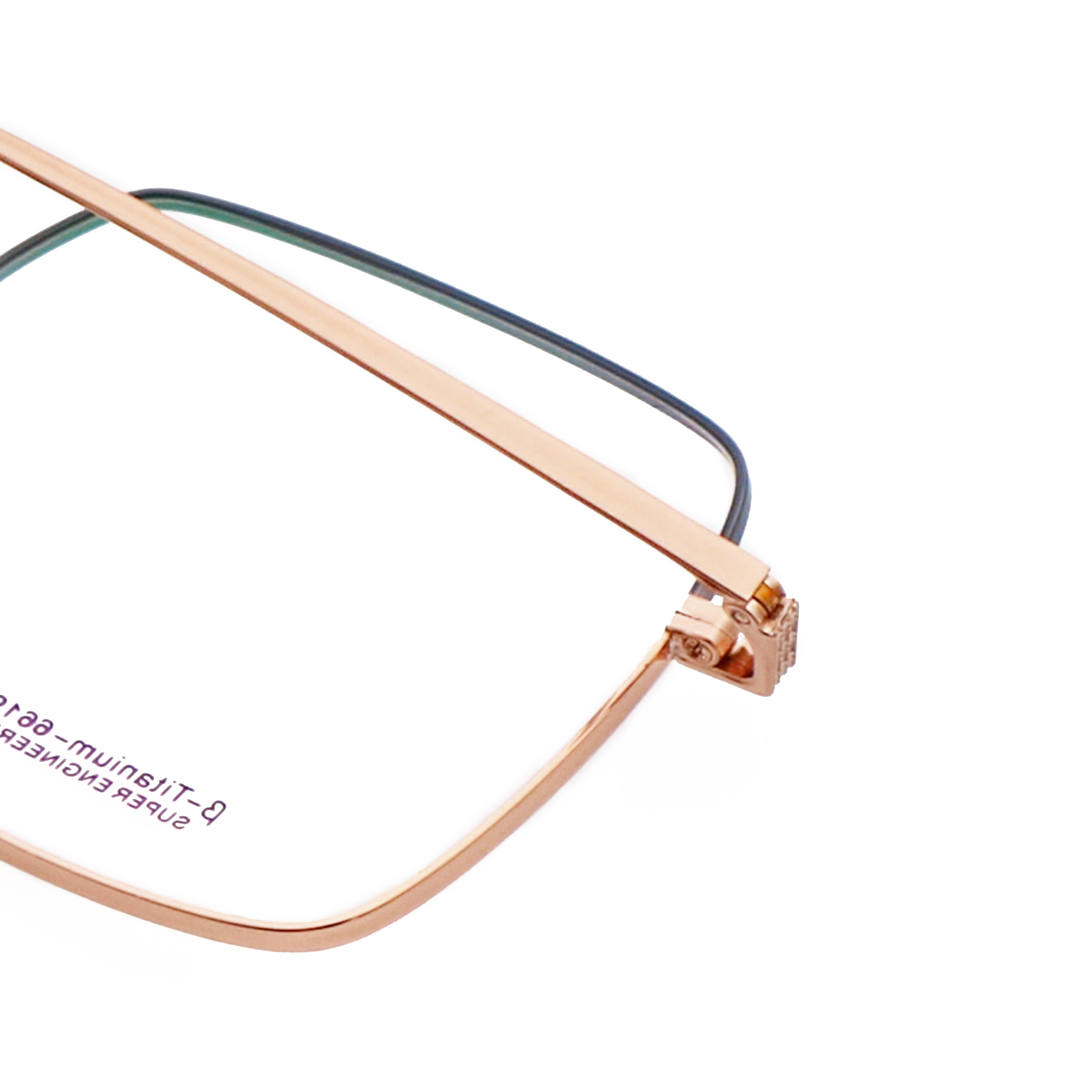 Spectacle Designer Square Ultralight B Titanium Glasses Frame 66195