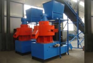 Quality Small Pellet Machine Wood Pelletizer Machine , Double Loop Ring Mold wholesale