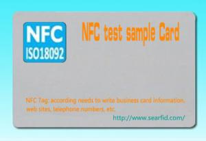 Quality NFC test sample Card wholesale