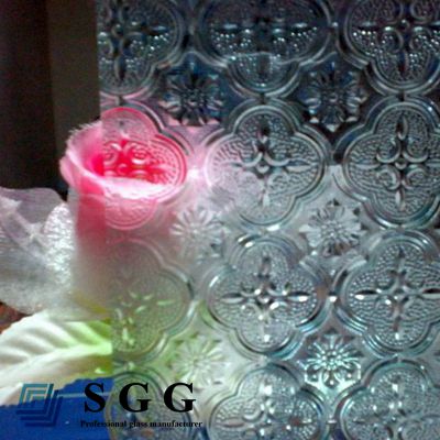 3mm patterned glass for home decoration
