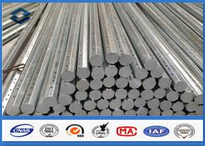 Quality 69KV 30FT 35FT Octagonal Galvanized Steel Pole for Distribution 345 Mpa Min Yield Stress wholesale