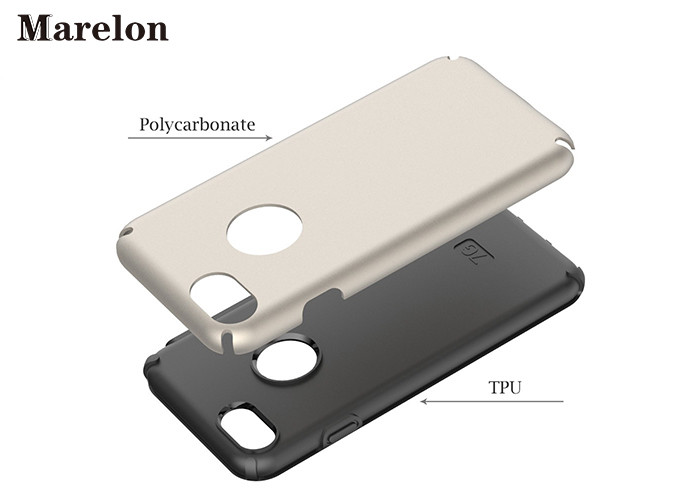 Soft TPU Hybrid Phone Cover Eco - Friendly 2 In 1 Hard Premium PC Material