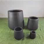Enhance Your Garden With Elegant Fiber Clay Planters Round Shape