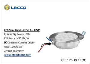 Quality Cool / Pure White Led Exterior Spotlights , 12w Led Spotlight 85 - 265V wholesale