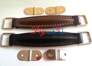 Quality Lightweight Guitar Amplifier Handles Leather Material With Nickel / Gold Fitting wholesale