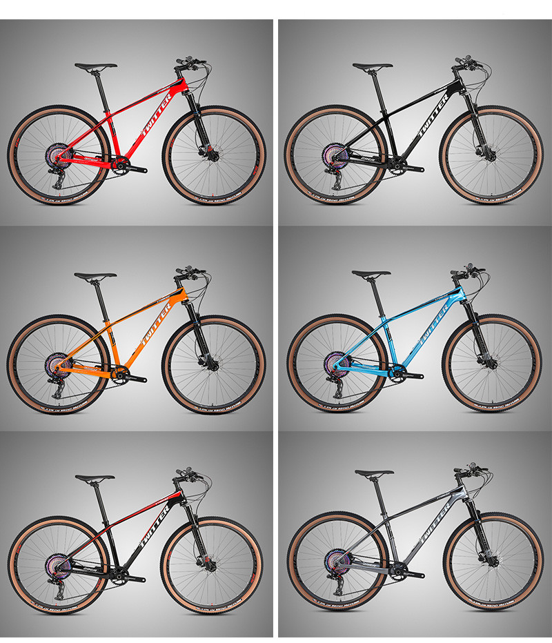 Carbon MTB Bicycle With SRAM NX 11S Inner Cables Routing Mountain Bike For Sale