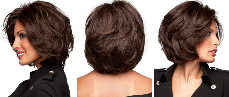 Girls Synthetic Short Curly Afro Wigs Body Wave With Natural Black