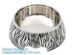 Premium Colorful Dog Water Food Bowl, Dog Food Bowls Pet Feeder Bowls with Mat,