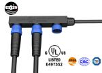 1 In 3 Out 2 Pins 8.5mm M15 Waterproof F Connectors