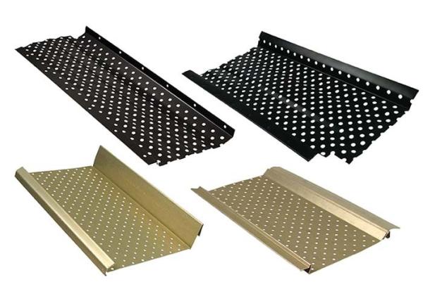 Stainless Steel or Aluminum Perforated Metal Leaf Guards Also Known As Gutter