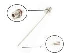RG316 RF Cable Assemblies N Type Female Flange Mount RF Coaxial Connector