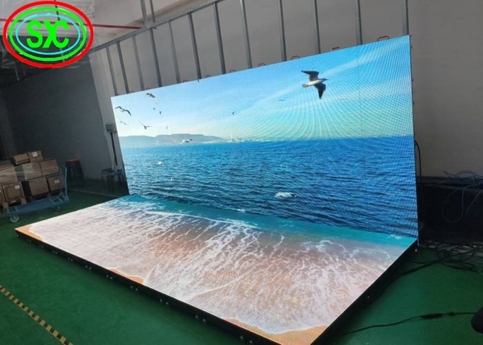 Light Up Dance Floor 320x160mm Led Module , 960 X960mm Led Cabinet