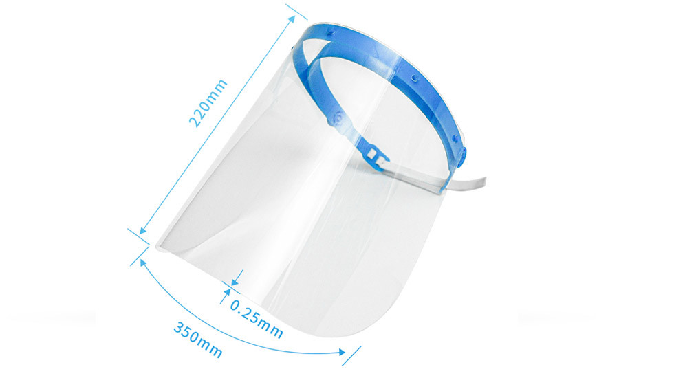Adjustable Splash Proof Protective Face Shield