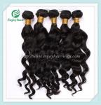 Malaysian 5A virgin hair loose wave weft natural color(can be dye) 10''-26''hair