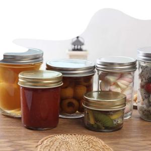 Quality OEM Overnight Oats jelly Glass Storage Bottles parfaits hermetically sealed jar wholesale