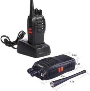 China BAOFENG BF 888S Two Way 16CH ABS Real Walkie Talkie on sale