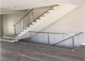 Quality Durable Metal Cable Stainless Steel Railing 4-6mm Cable Thickness Customized Size wholesale