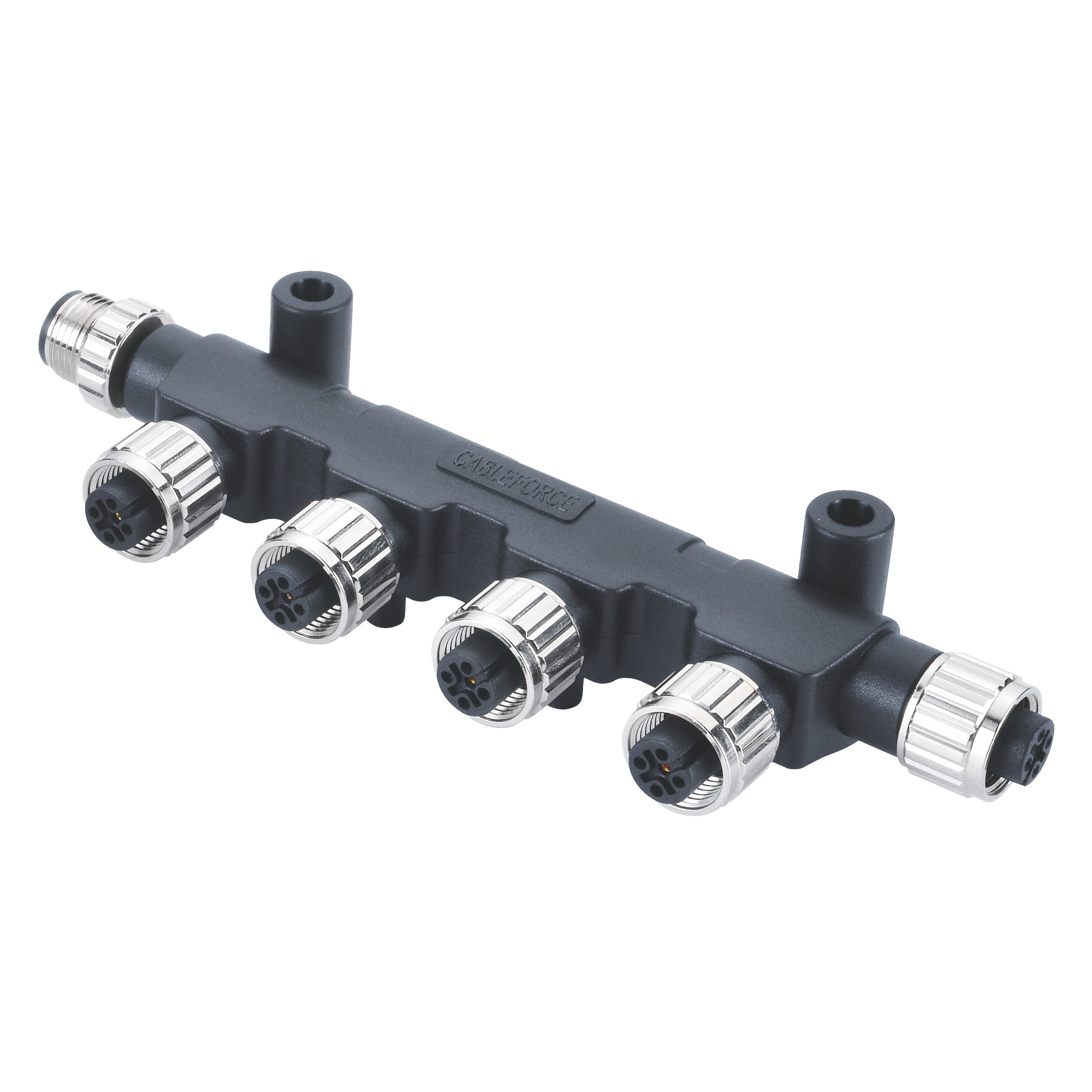 Plastic Screw IP67 IP68 NMEA2000 M12 5 Pin Connector A Code 4 Way Male To Femalex5