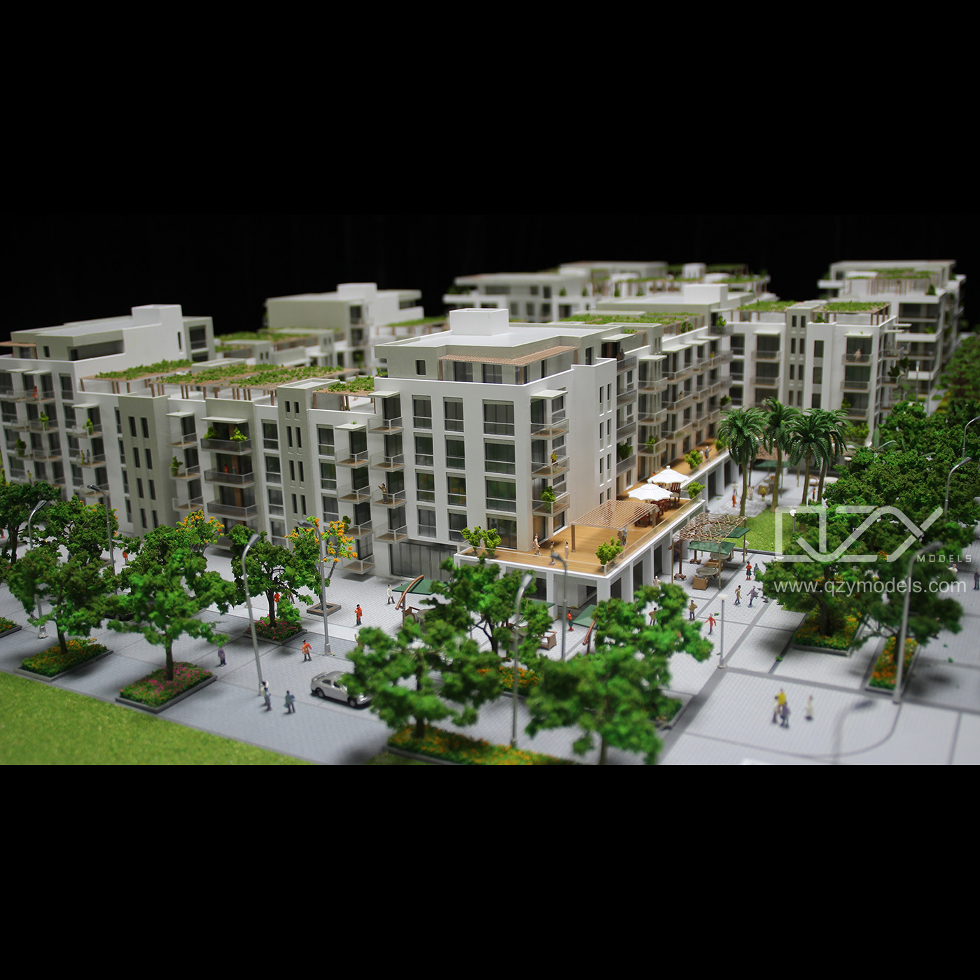 Small Morocco EAGLE HILLS Architectural Model Making Supplies 1/200 Rabat Square