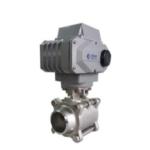 Stainless Steel Flange Connection Miniature Electric Ball Valve
