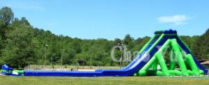 Quality Inflatable Big Pool Slide Water Park Combination Slide wholesale