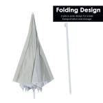 Detachable Side Panel Outdoor Patio Umbrella For Fishing Picnic