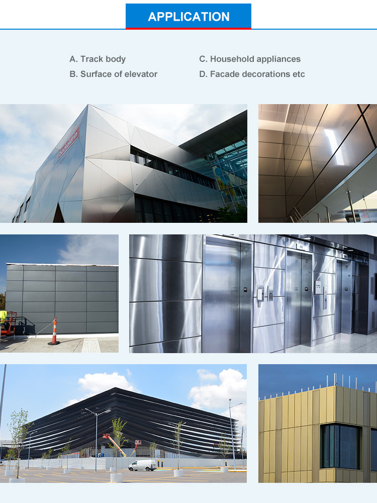 2MM 3MM Weather Resistance Aluminium Architectural Cladding Sheet AA1050 PE Coated