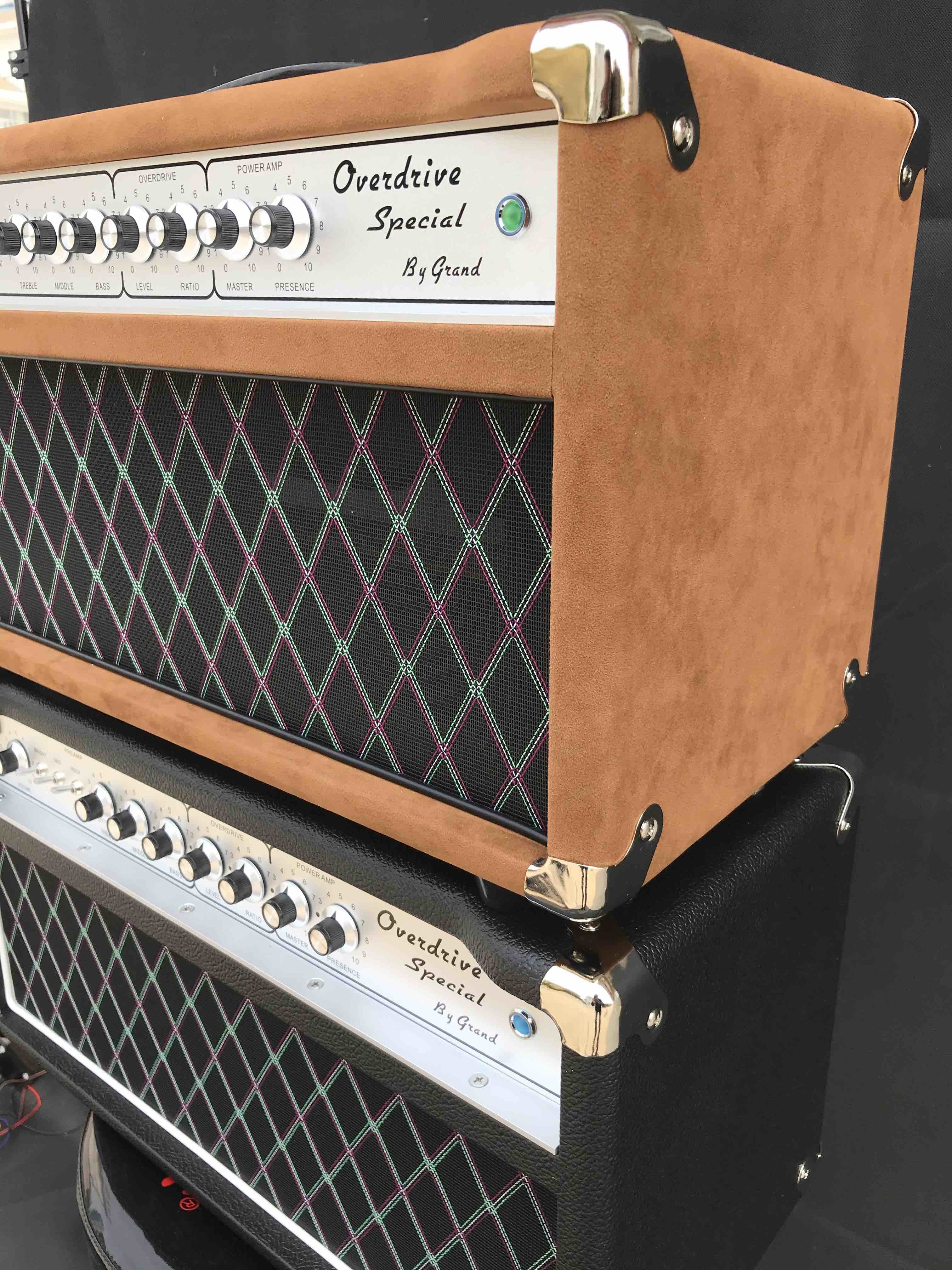 Grand Boutique Hand-wired Overdrive Special ODS50 Amp Head 50W in Black or Brown Tolex Custom Faceplate is Available