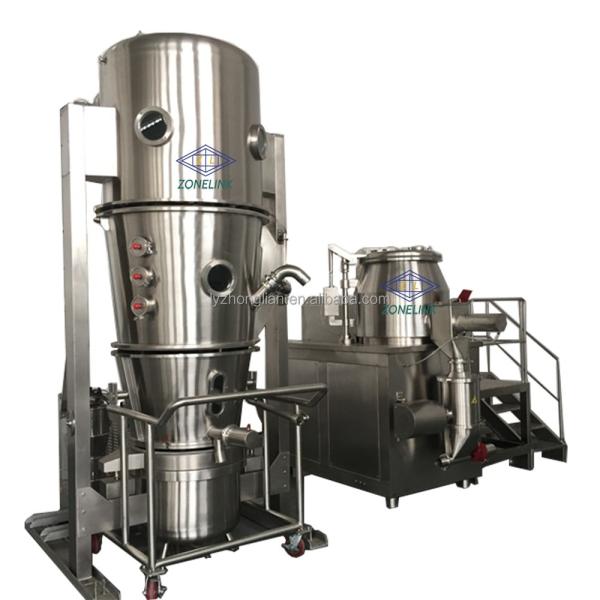 Food Chemical Boiling Spray Fluid Sodium Borate Fluidized Bed Dryer SUS304