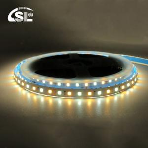 Quality Hotel CCT 12V24V 8mm 120leds 3000K-6500K Warm White-White Dual Color 35Copper SMD2835 LED Strip Light IP20 wholesale