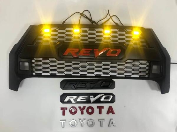 OEM Manufacturer Wholesale ABS Plastic Black Front Grill for Toyota Hilux Rocco