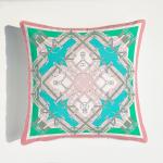 Home Decor Printed Cushion Cover Fashion Luxury Square Jacquard Throw Pillow