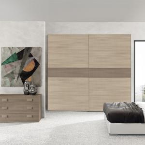 Quality Customized Furniture Bedroom Modern Sliding Door Wardrobes Anti Scratch wholesale