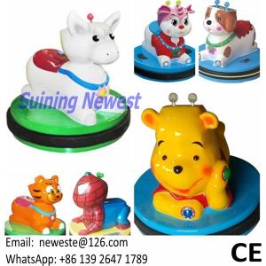 Quality Children Coin Operated Game Machine Small Battery Animal Bumper Cars wholesale