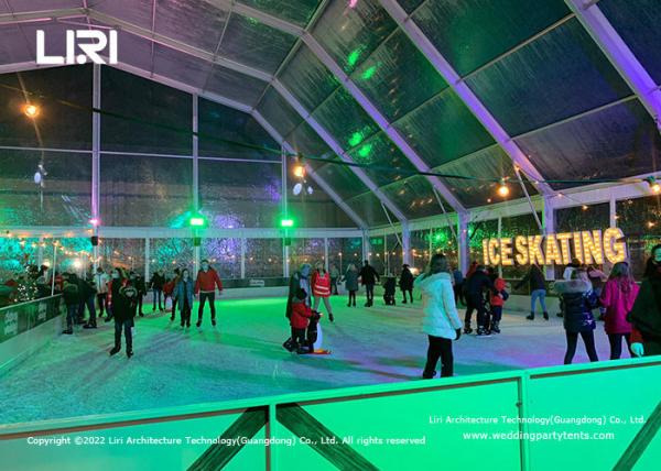 China Clear Big Outdoor Polygon Tents With Aluminium Frame 30x30m for Sport