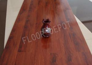 Quality Home Laminate Wood Flooring , Kitchen Laminate Flooring AC4 E1 Waxed Maple Color wholesale