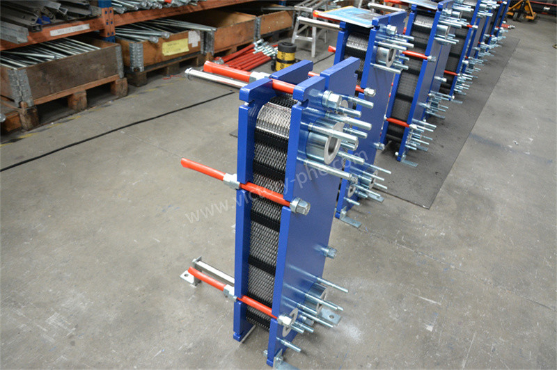 VH5C Gasket Plate Type Heat Exchanger Titanium / Stainless steel